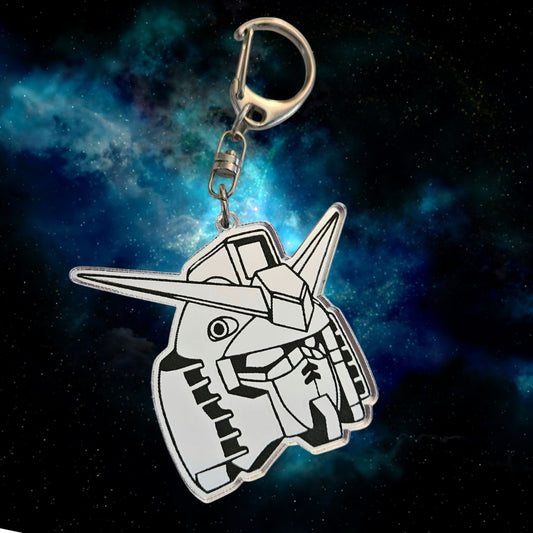 Robot Head Keychain