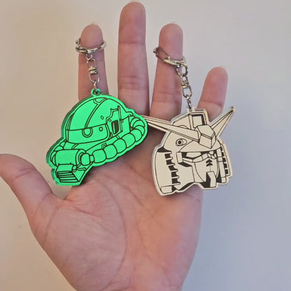 Green Mech Keychain